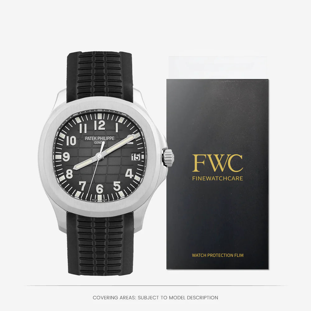 FINEWATCHCARE腕美手表膜 适用于百达翡丽Aquanaut5167A-001表头表扣保护膜 FWC贴膜