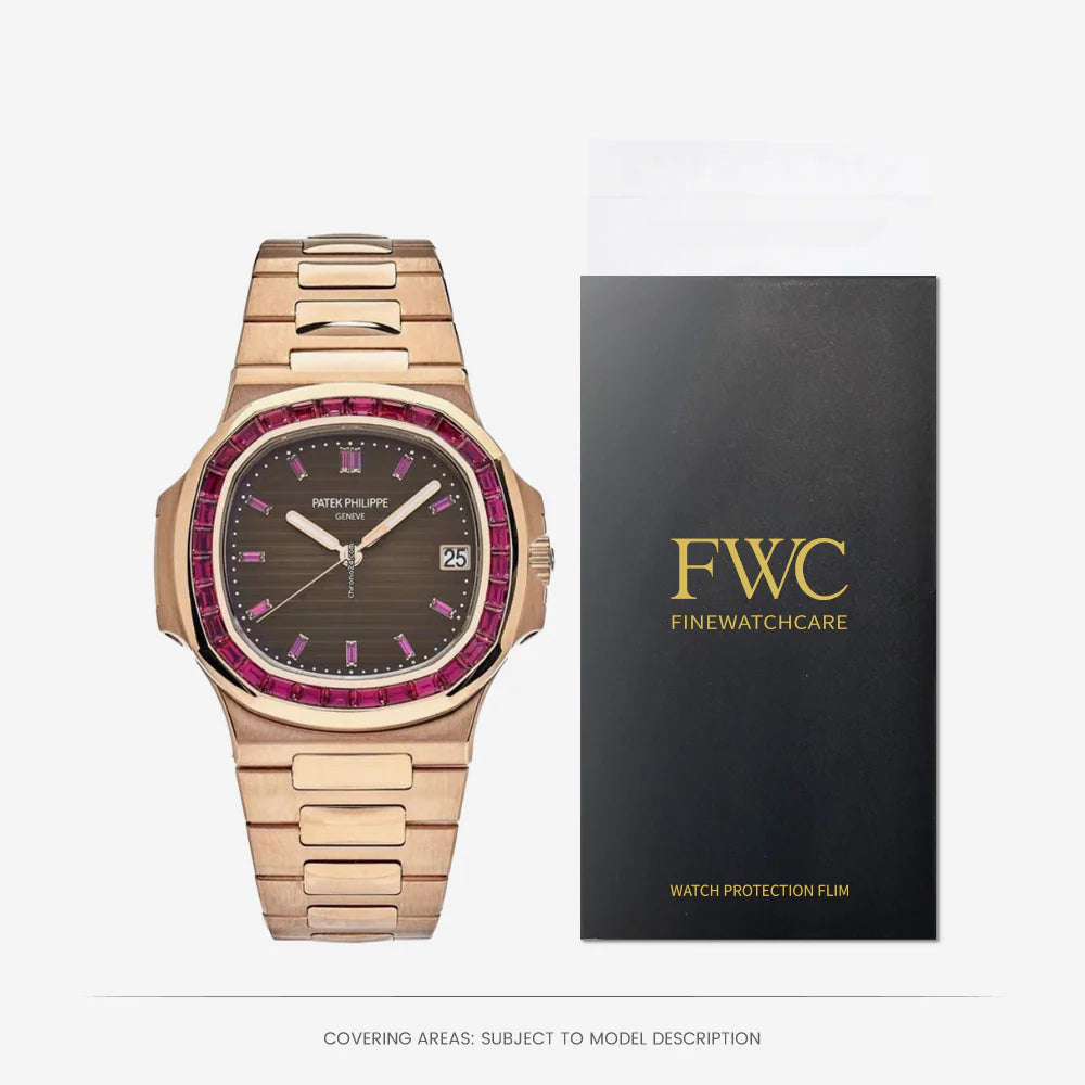 FINEWATCHCARE腕美手表膜 适用于百达翡丽 5723/112R-001表头表链表扣保护膜 FWC贴膜